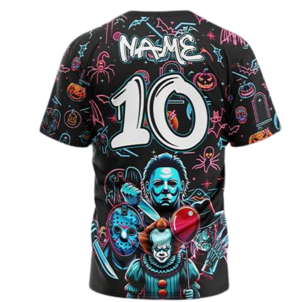 Horror Mashup Neon Jersey - Image 3
