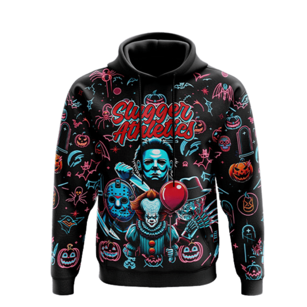 Horror Mashup Neon Hoodie